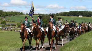 Horses and Rides at the Common Ridings Festival, Scottish Borders